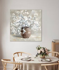 Floral vase wall art