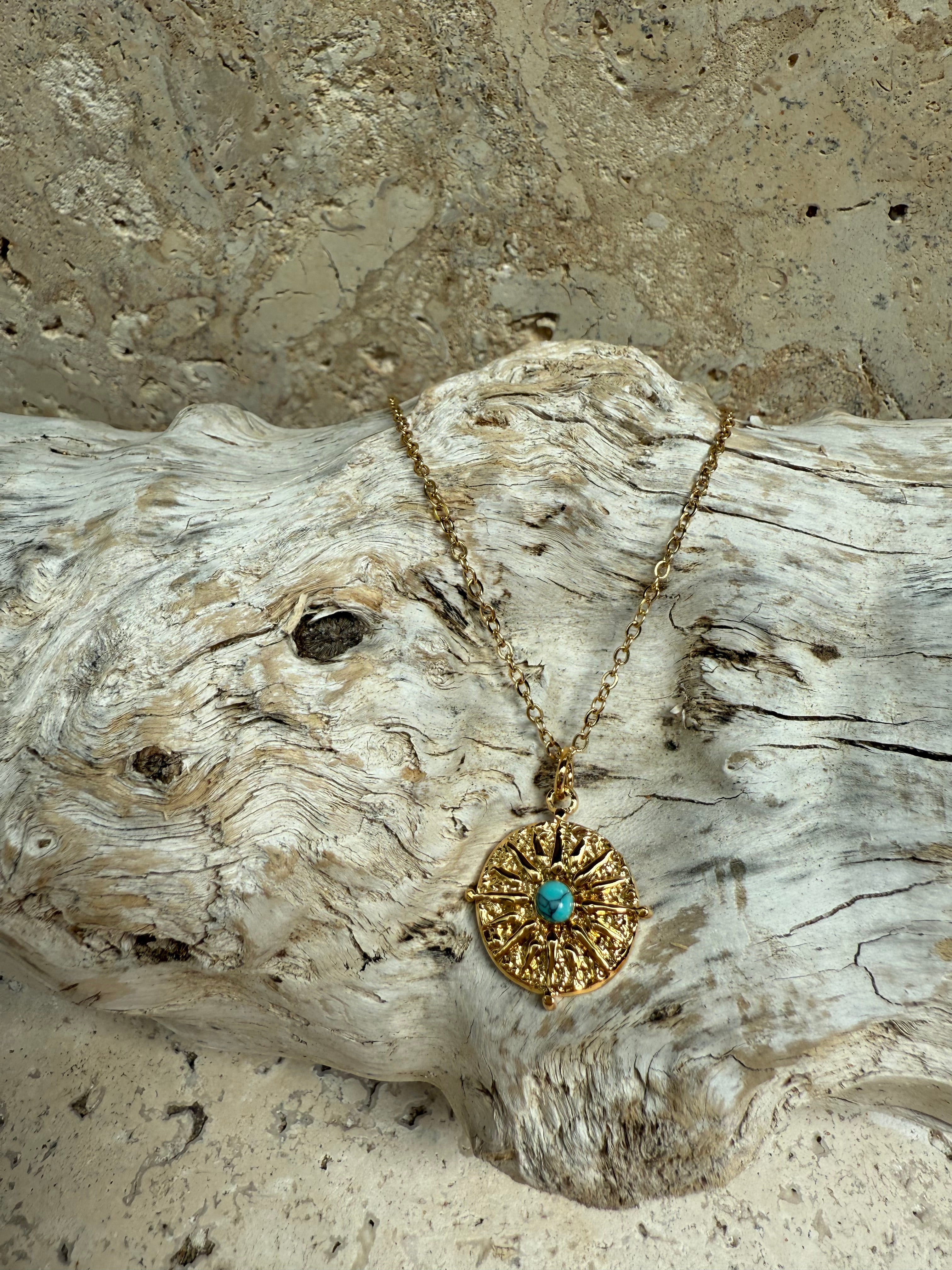 Turquoise Drop Necklace