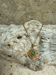 Turquoise Drop Necklace