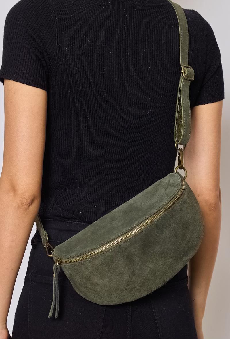 Khaki Crossbody Bag
