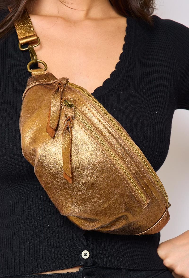 Cognac Crossbody Bag