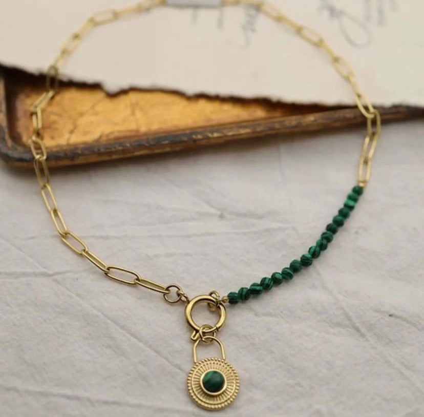 Gold plated necklace