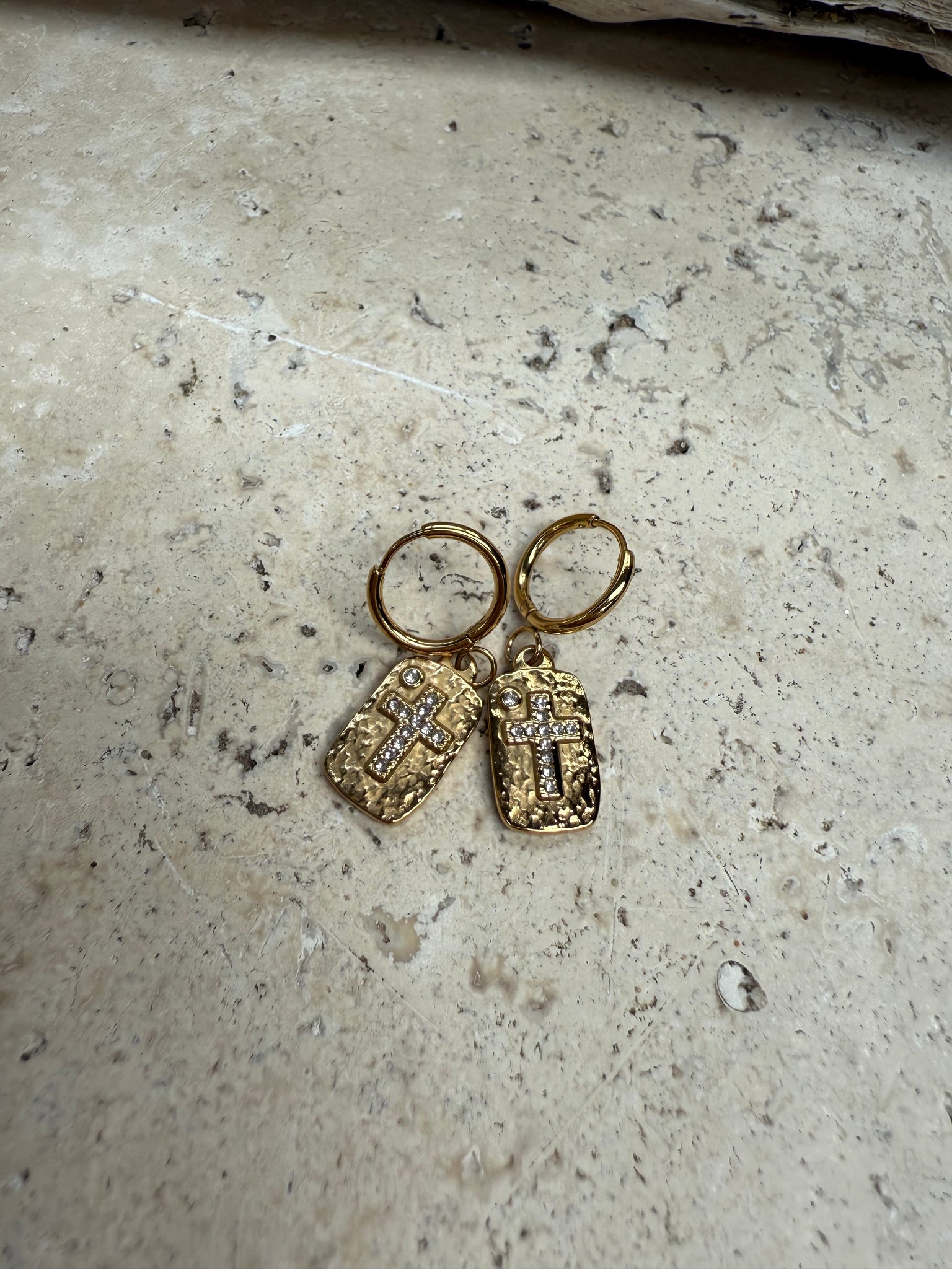 Cross earrings