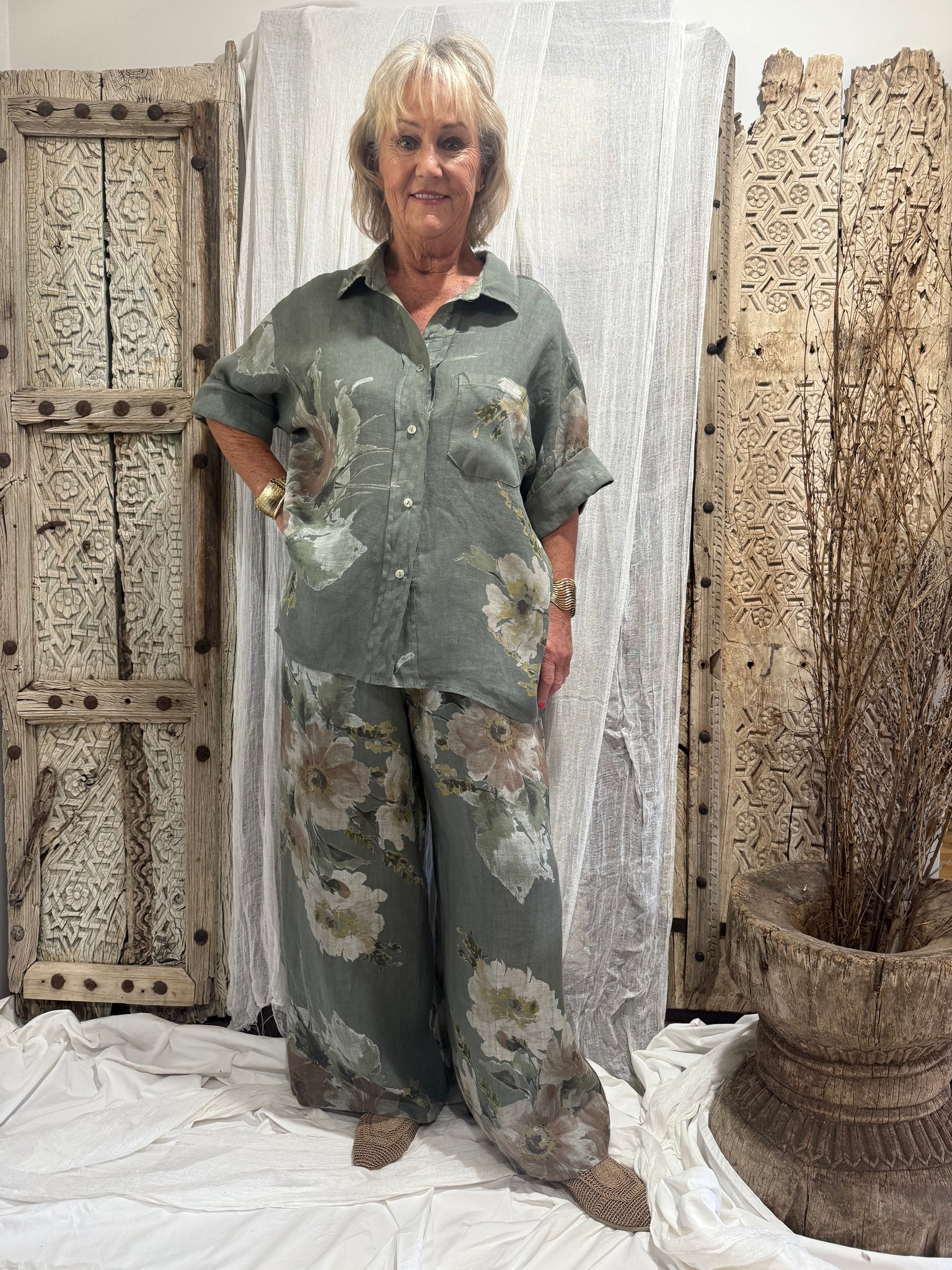 Freya Floral Pants
