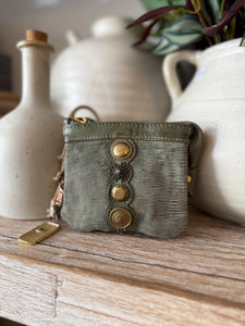 Zara olive wallet