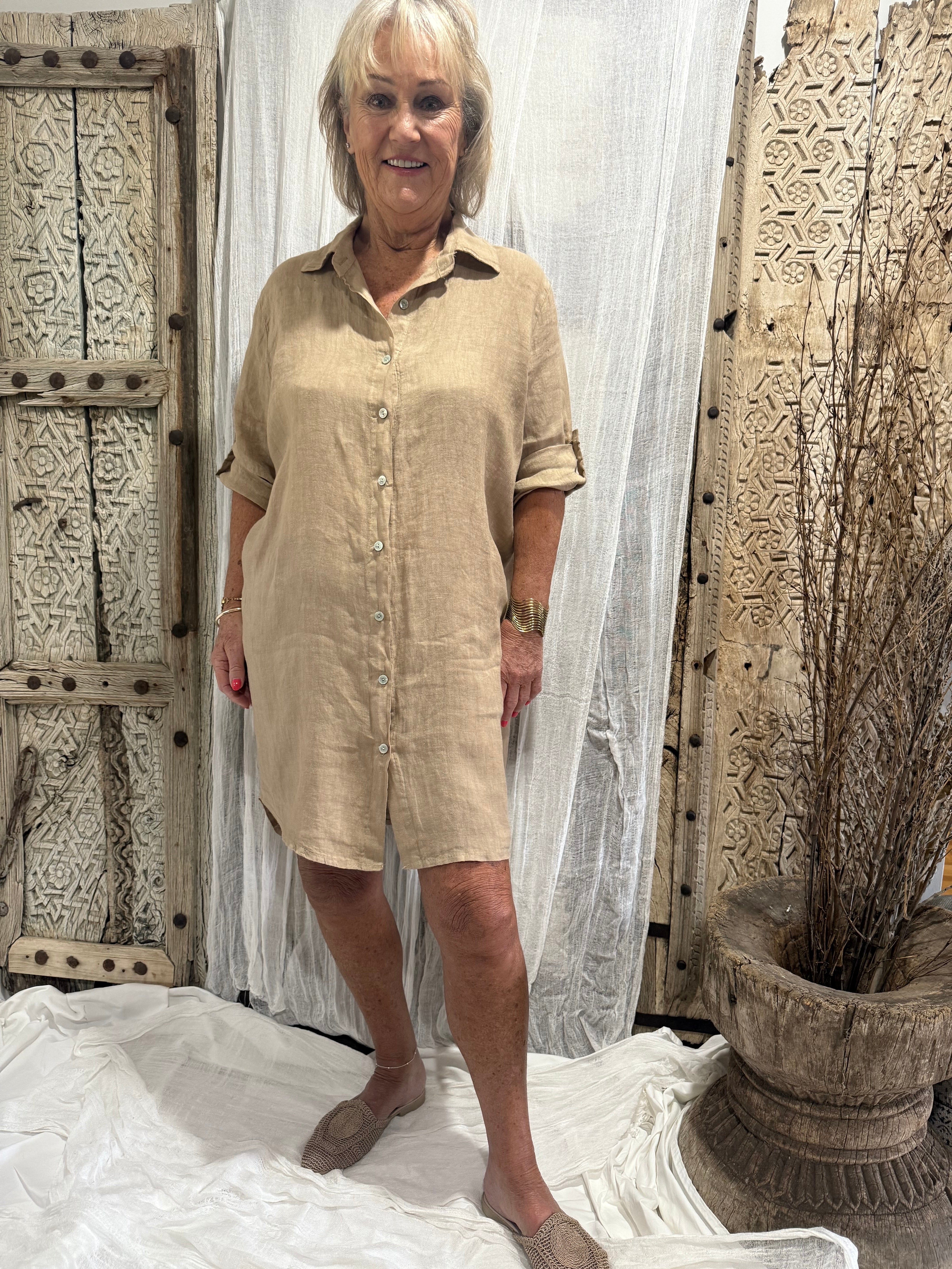 Giselle Linen Dress