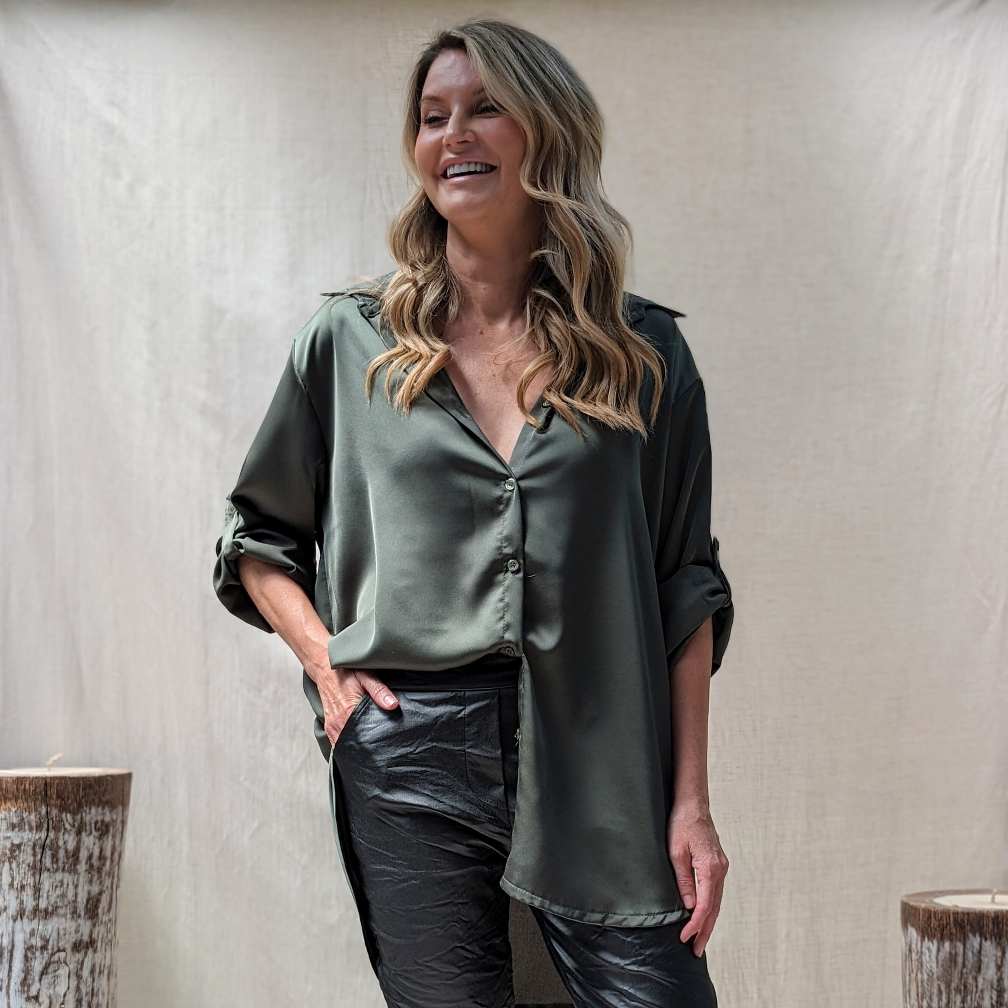 Serena Satin Shirt