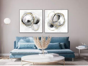 Circle wall art