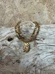 Gold Double Chain Bracelet