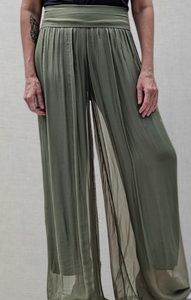 Ally silk pants