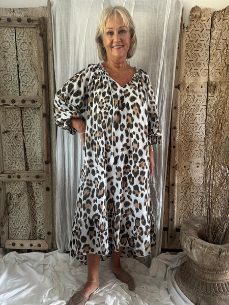 Mila Leopard Dress