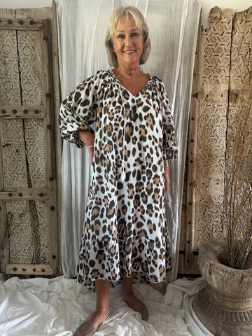 Mila Leopard Dress