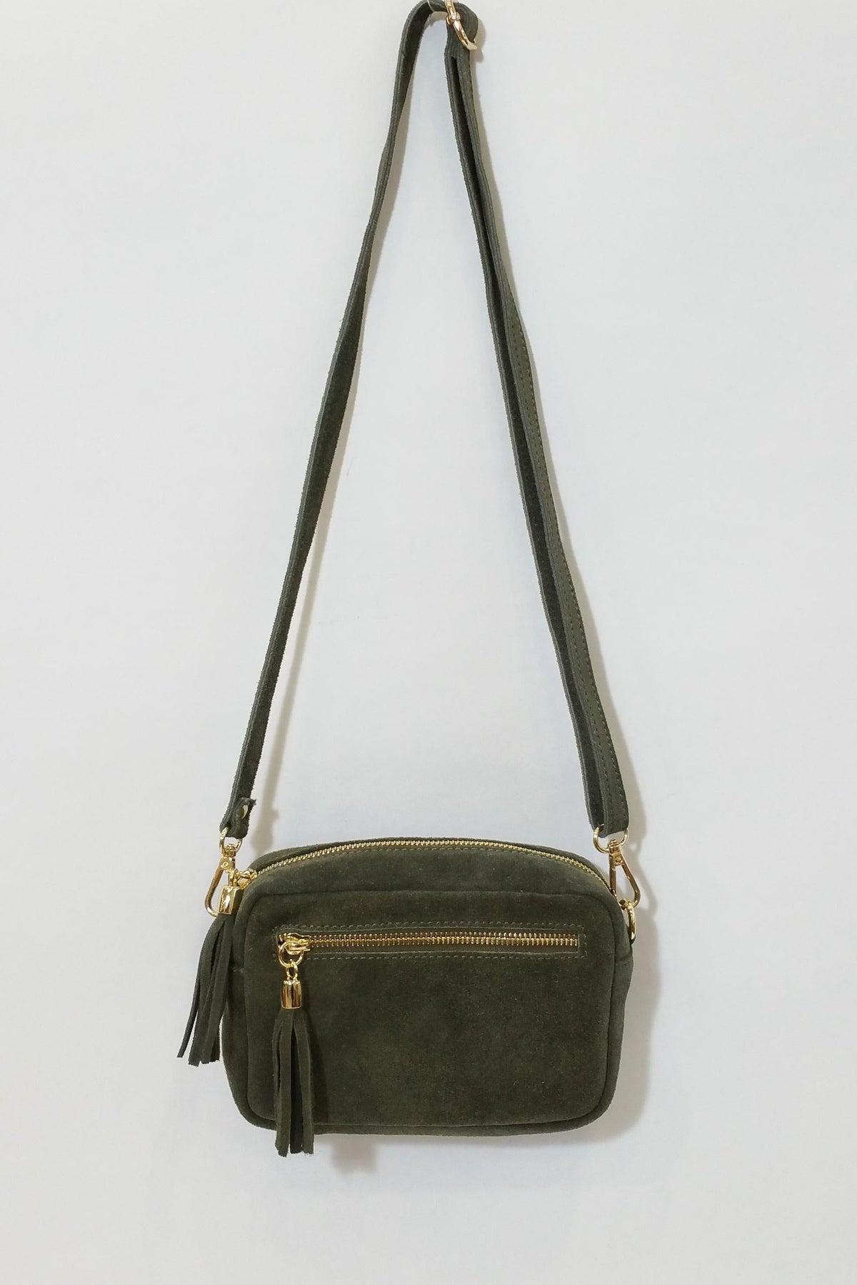 Khaki Tassle Bag