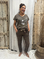 Amara Fine Knit stretch cord pants