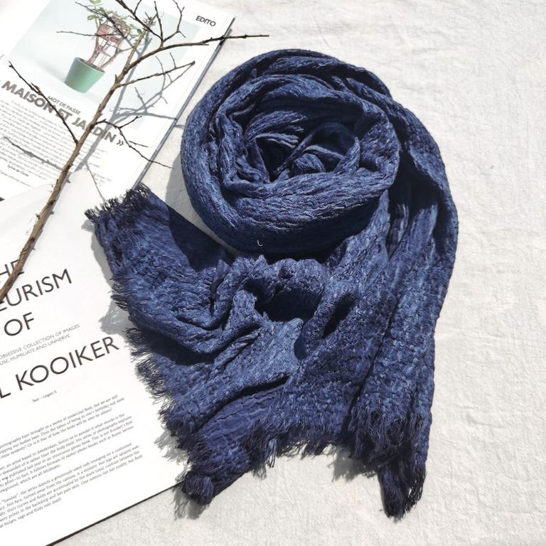 Scarf - Dark Denim Threads
