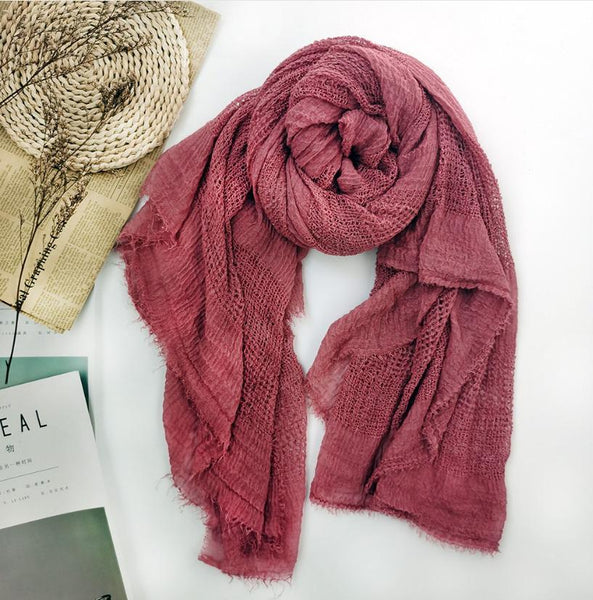 Scarf - Dusty Hot Pink  Threads