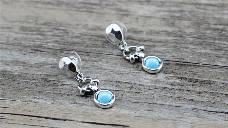 Jewellery-Earrings-Silver-Studs-Blue-Stone.