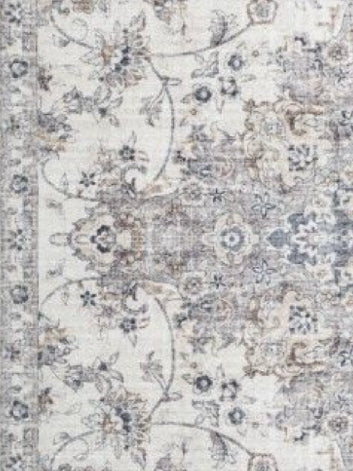 Rugs - Grey Floral 41105 (CLICK & COLLECT ONLY)