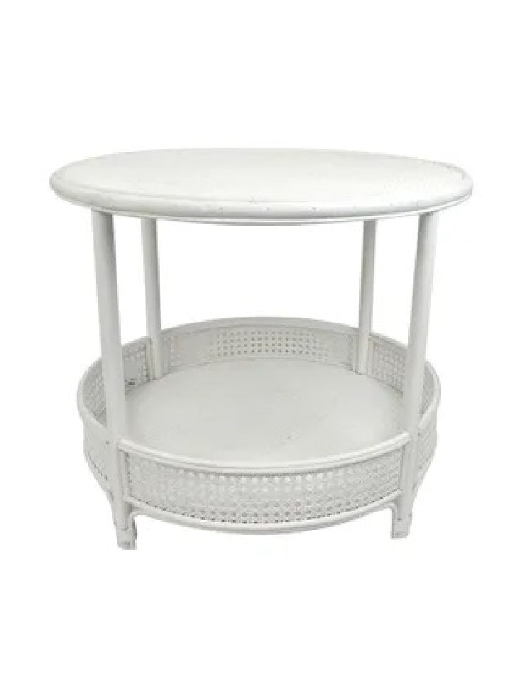 Furniture - White Round Coffee Table (CLICK & COLLECT ONLY)
