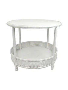 Furniture - White Round Coffee Table (CLICK & COLLECT ONLY)