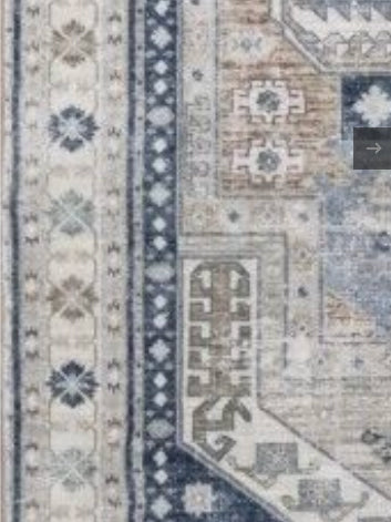 Rugs - Geometrical Blue 71005 (CLICK & COLLECT ONLY)